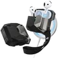 Miniatyrbild 3 av 4: AirPods 4 Supcase Matrix-skal med magnetisk laddning - Svart