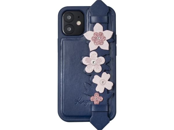 Kingxbar Sweet Series-deksel dekorert med originale Swarovski-krystaller for iPhone 12 Pro Max blå