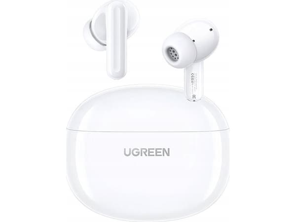 TWS UGREEN HiTune T3C Bluetooth 5.4 IPX5 langattomat in-ear kuulokkeet (valkoinen)