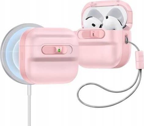 ESR Pulse protective case for AirPods 4 headphones (pink)