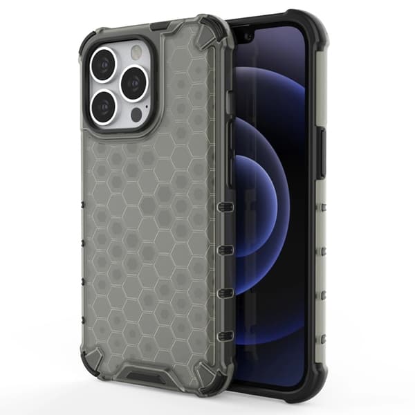 iPhone 13 Pro Mobilskal Honeycomb Armor - Svart