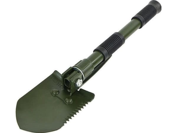 Kokoontaitettava lapio MIL-TEC-kantolaukulla, pienikokoinen