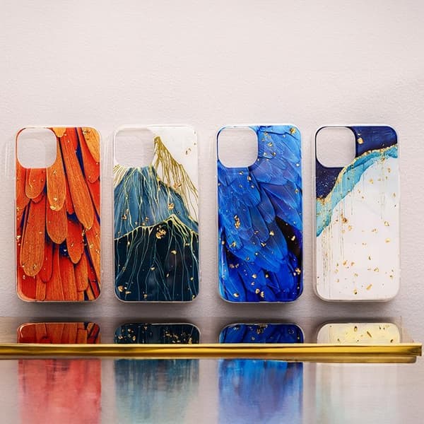 Galaxy A14 5G/4G Mobilskal Guld Glam - Mountain