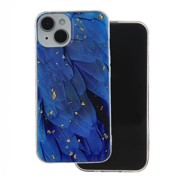 Galaxy A34 5G Mobilskal Guld Glam - Blå