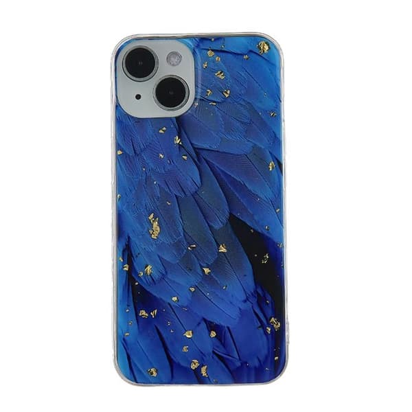 Galaxy A35 5G Mobilskal Guld Glam - Blå