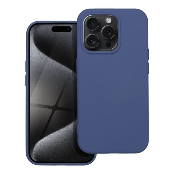 iPhone 15 Pro Mobilskal Silicone - Blå