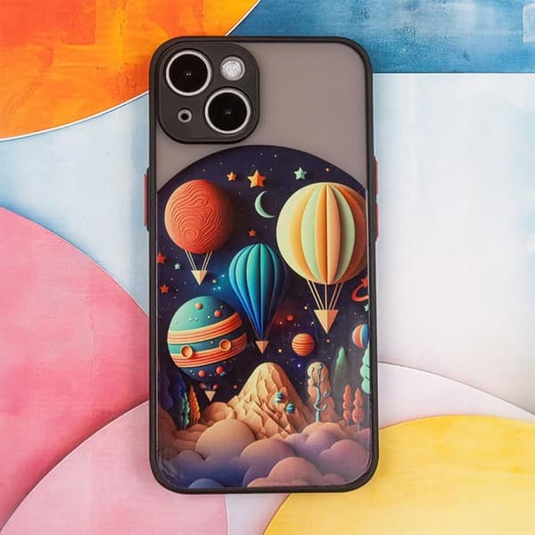 Galaxy A54 5G Mobilskal Ultra Trendy Travel - Svart