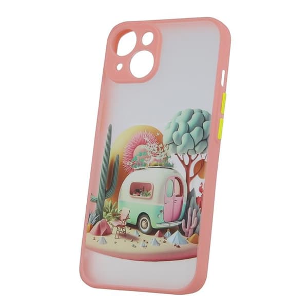 iPhone 11 Mobilskal Ultra Trendy Travel - Rosa