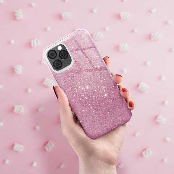 iPhone 15 Pro Mobilskal Shining - Rosa