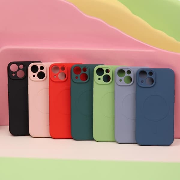 iPhone 12 Mobilskal MagSafe Simple Color - Svart