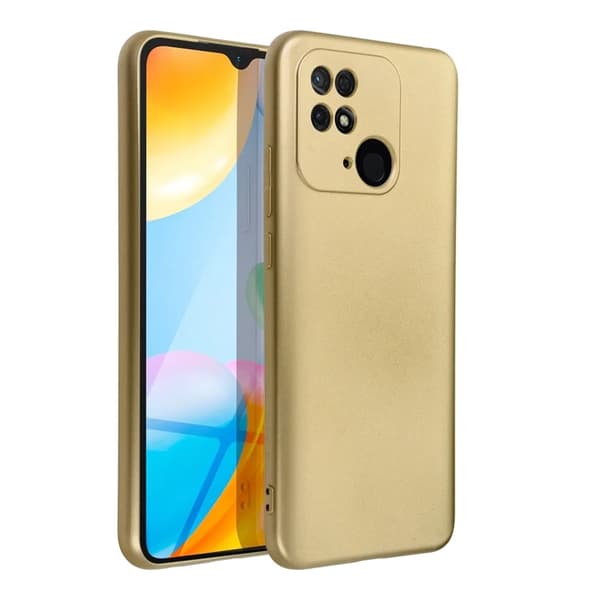 Xiaomi Redmi 10C Mobilskal Metallic - Guld