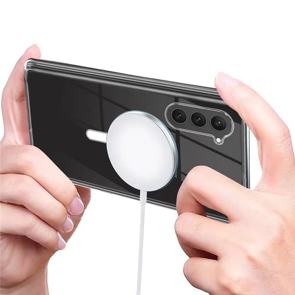 Galaxy S23 Mobilskal MagSafe Anti Shock 1.5 mm - Transparent