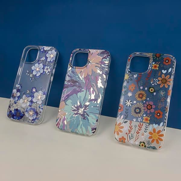 iPhone 14 Pro Max Mobilskal IMD Print - Floral