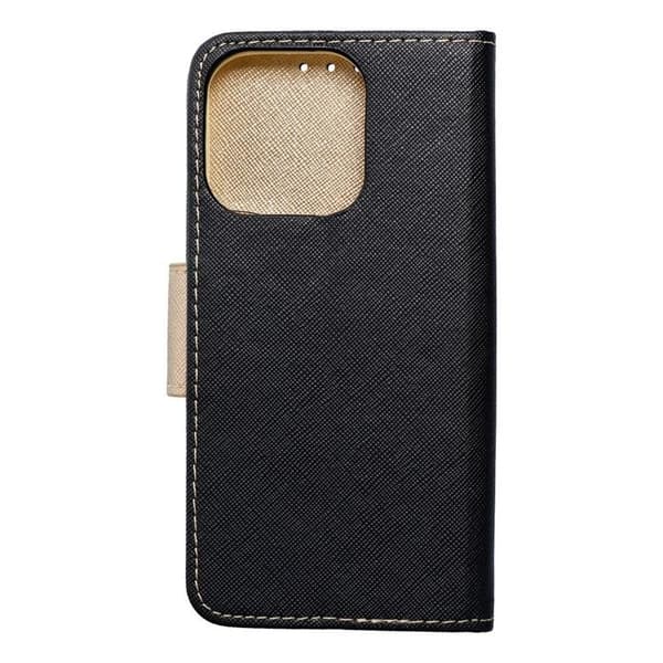 iPhone 15 Pro Plånboksfodral Fancy - Svart/Guld