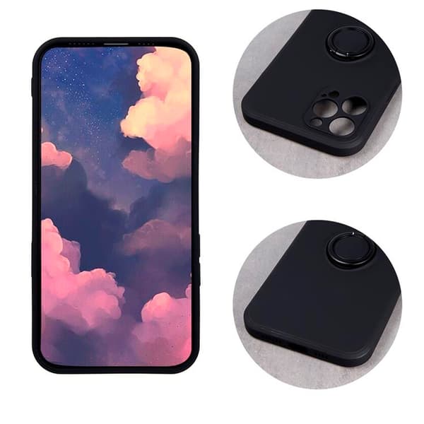 Xiaomi Redmi Note 9 Mobilskal Finger Grip - Svart