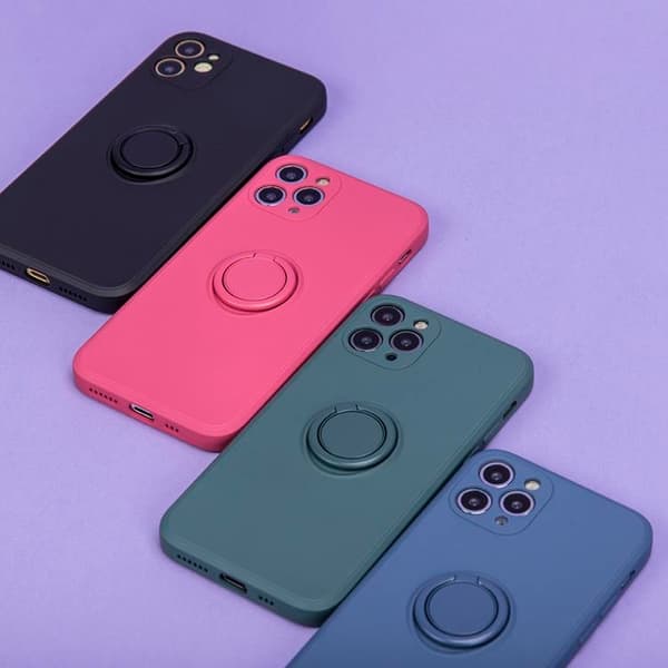 Xiaomi Redmi Note 9 Mobilskal Finger Grip - Svart