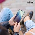 Miniatyrbild 9 av 9: Vmax iPhone 13 Mini Härdat Glas Skärmskydd 9D - Svart