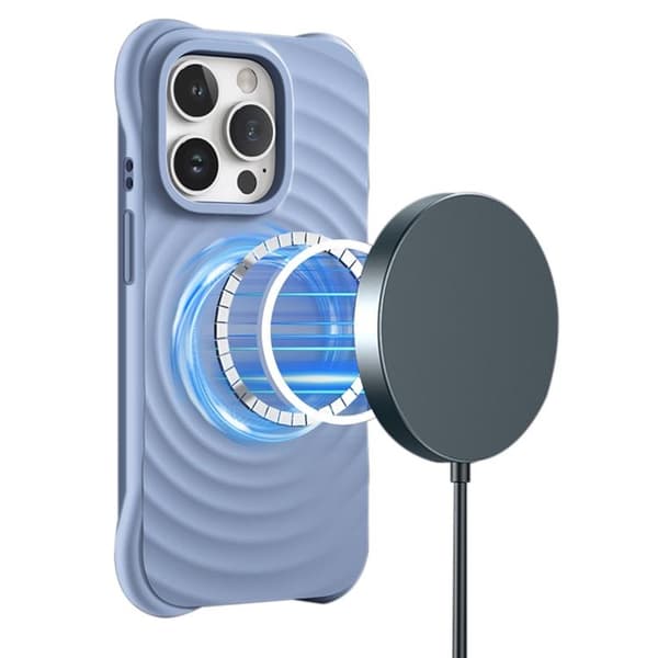 iPhone 13 Pro Mobilskal Magsafe Circle - Blå