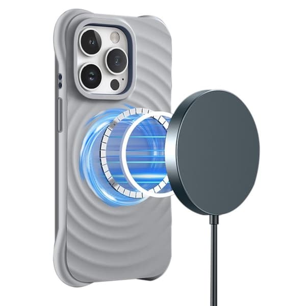 iPhone 12/12 Pro Mobilskal Magsafe Circle - Grå