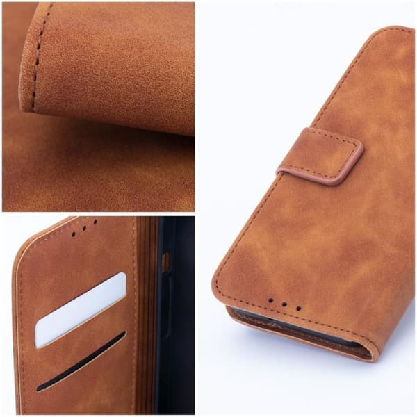 Xiaomi Redmi Note 13 Pro Plus Plånboksfodral Tender - Brun