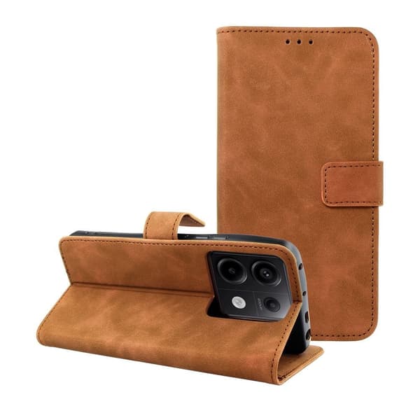 Xiaomi Redmi Note 13 5G Plånboksfodral Tender - Brun