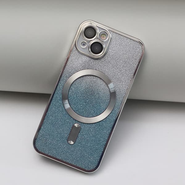 iPhone 15 Pro Mobilskal MagSafe Glitter Chrome