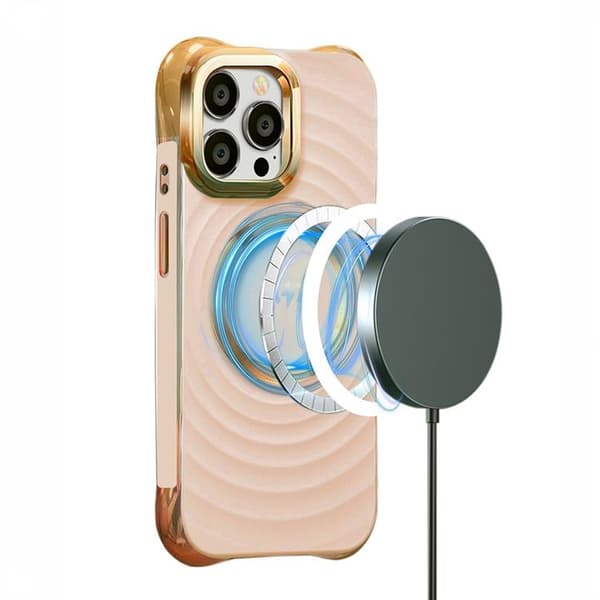 iPhone 13 Pro Max Mobilskal Magsafe Circle Glam - Rosa