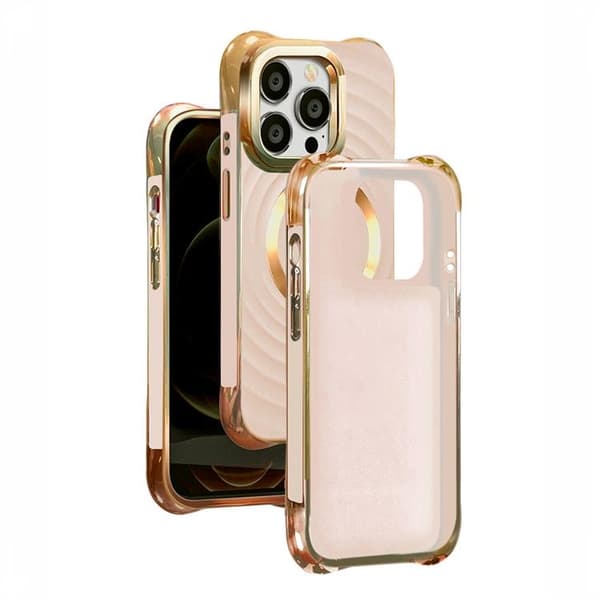 iPhone 13 Pro Max Mobilskal Magsafe Circle Glam - Rosa