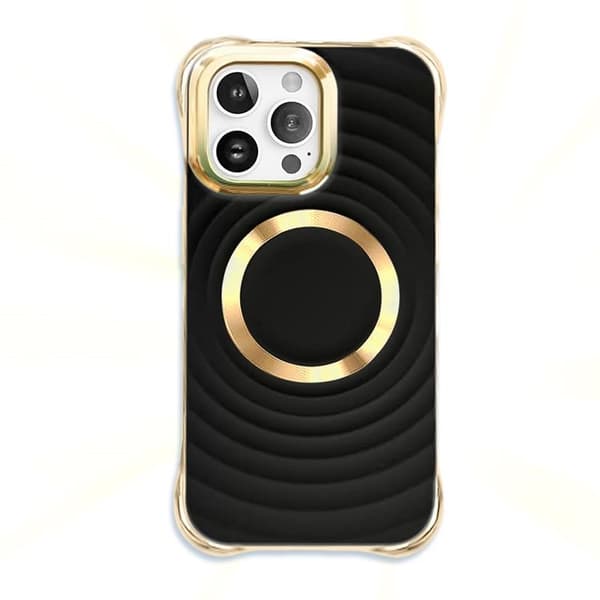 iPhone 12/12 Pro Mobilskal Magsafe Circle Glam - Svart
