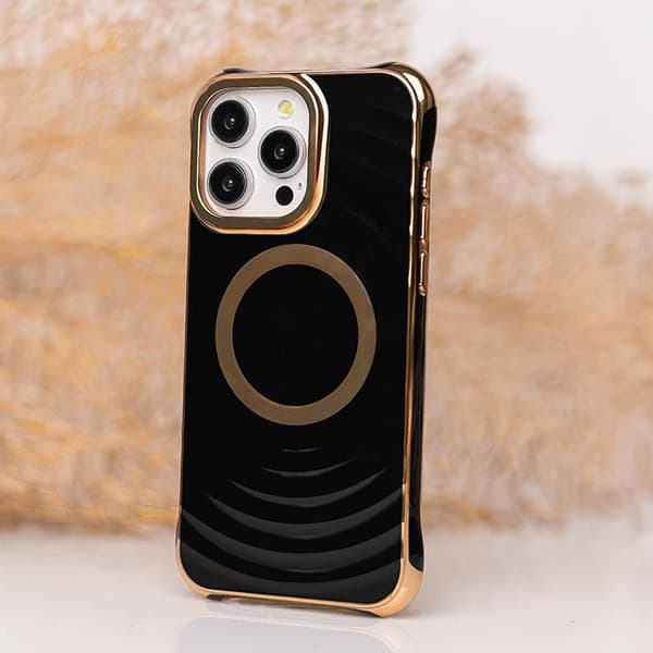 iPhone 12/12 Pro Mobilskal Magsafe Circle Glam - Svart