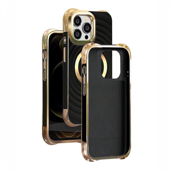 iPhone 12/12 Pro Mobilskal Magsafe Circle Glam - Svart