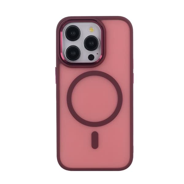 iPhone 14 Pro Max Mobilskal MagSafe Frozen - Röd