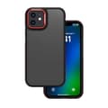 Miniatyrbild 1 av 5: iPhone 12/12 Pro Mobilskal Crystal Black - Röd