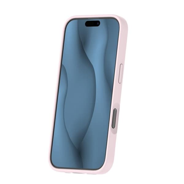 iPhone 15 Pro Max Mobilskal MagSafe Silikon Thin - Ljusrosa