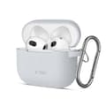 Miniatyrbild 1 av 7: Tech-Protect Apple Airpods 3 Skal Silikon Hook - Crayon Grå