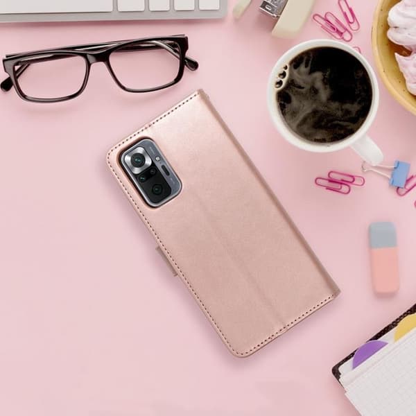 Xiaomi Redmi Note 13 Pro Plus Plånboksfodral Mezzo - Rose Guld
