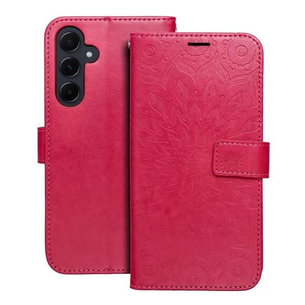 Galaxy A55 5G Plånboksfodral Mezzo - Mandala Magenta