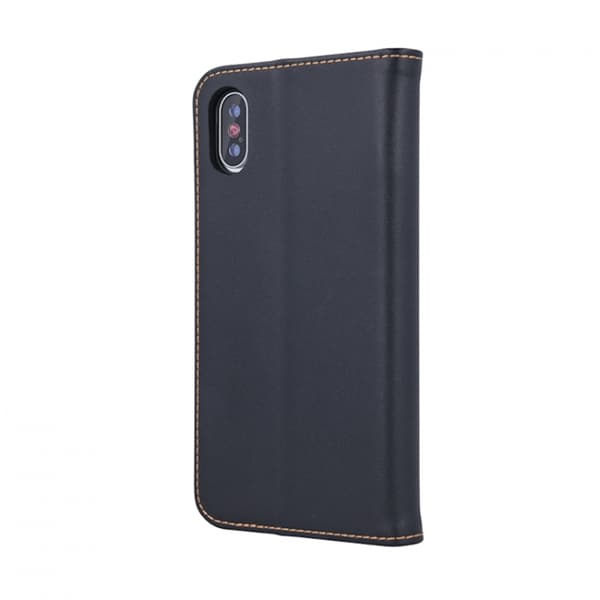 Galaxy S10 Plånboksfodral Äkta Läder Smart Pro - Svart