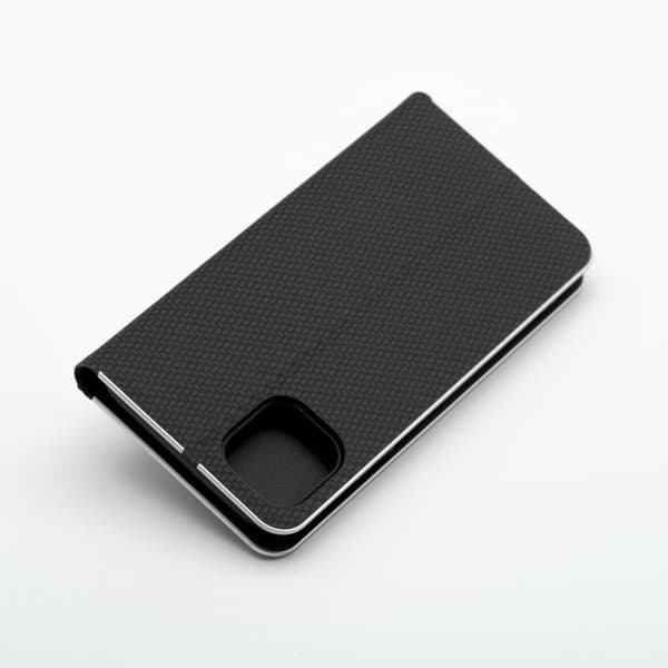 iPhone 15 Plus Plånboksfodral Luna Carbon - Svart