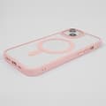 Miniatyrbild 3 av 5: iPhone 15 Pro Max Mobilskal MagSafe Satin Clear - Rosa