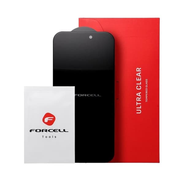 Forcell iPhone X/XS/11 Pro Härdat Glas Skärmskydd Privacy - Svart