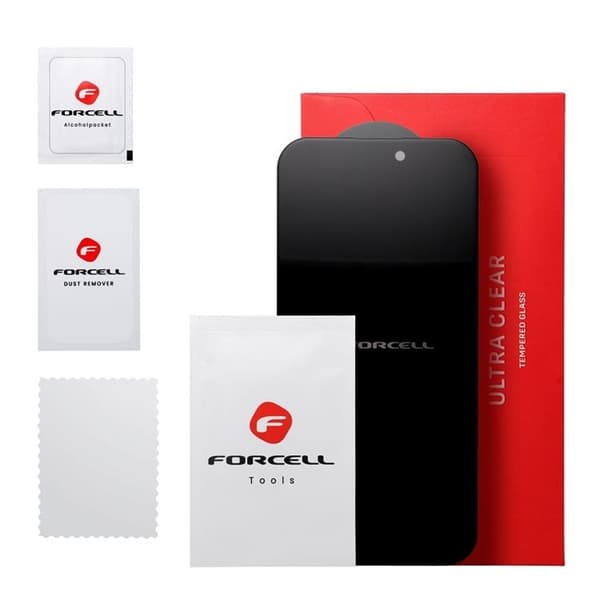 Forcell iPhone X/XS/11 Pro Härdat Glas Skärmskydd Privacy - Svart