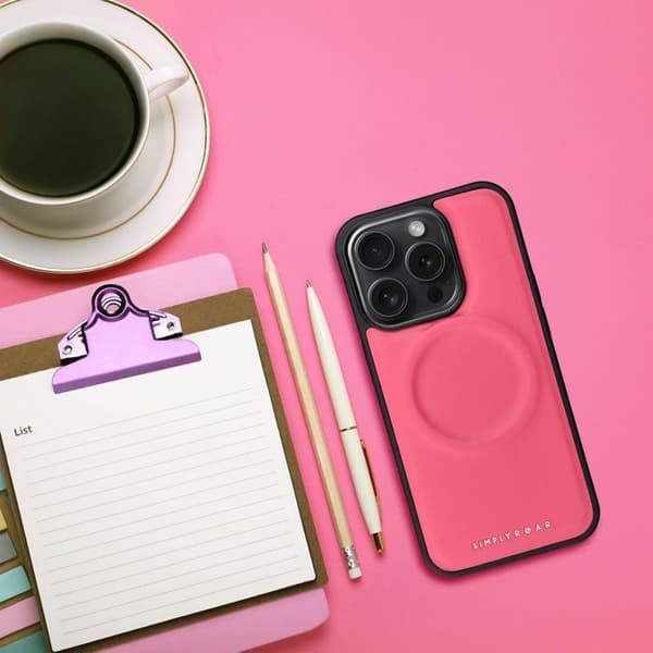 Roar iPhone 14 Plus Mobilskal Magsafe Morning - Rosa