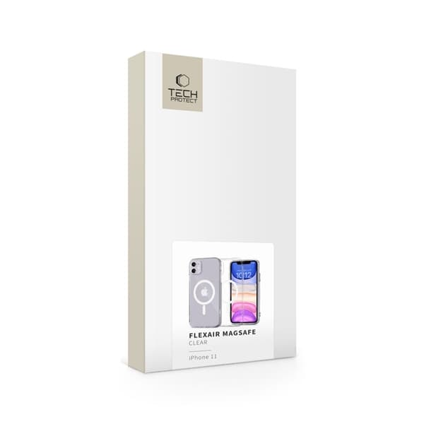 Tech-Protect iPhone 11 Mobilskal Magsafe Flexair - Clear