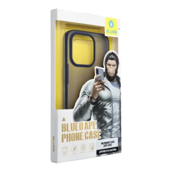 BlueO iPhone 15 Pro Mobilskal APE - Blå