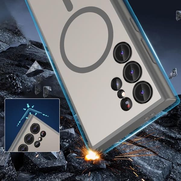 Tech-Protect Galaxy S24 Ultra Mobilskal Magsafe Magmat - Titanium