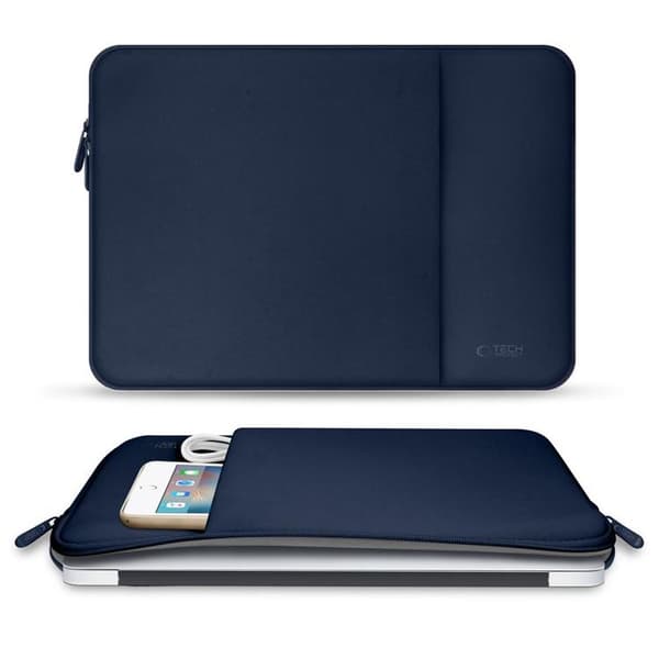 Tech-Protect Datorfodral 14" Neopren - Marinblå