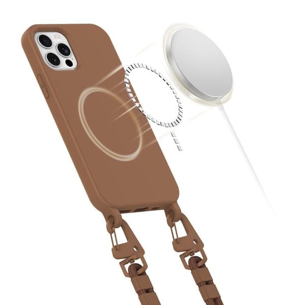 Tech-Protect iPhone 12 Pro Mobilhalsband Skal Magsafe Magnecklace