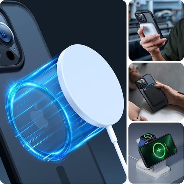 Tech-Protect iPhone 11 Mobilskal Magsafe Magmat - Svart/Clear