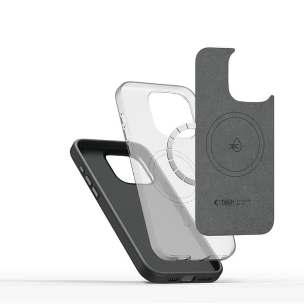 Tech-Protect iPhone 15 Pro Mobilskal Magsafe Silikon Pure - Clay